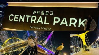 INCHEON CENTRAL PARK (NIGHT VIEW) 🇰🇷🇰🇷🇰🇷🇰🇷