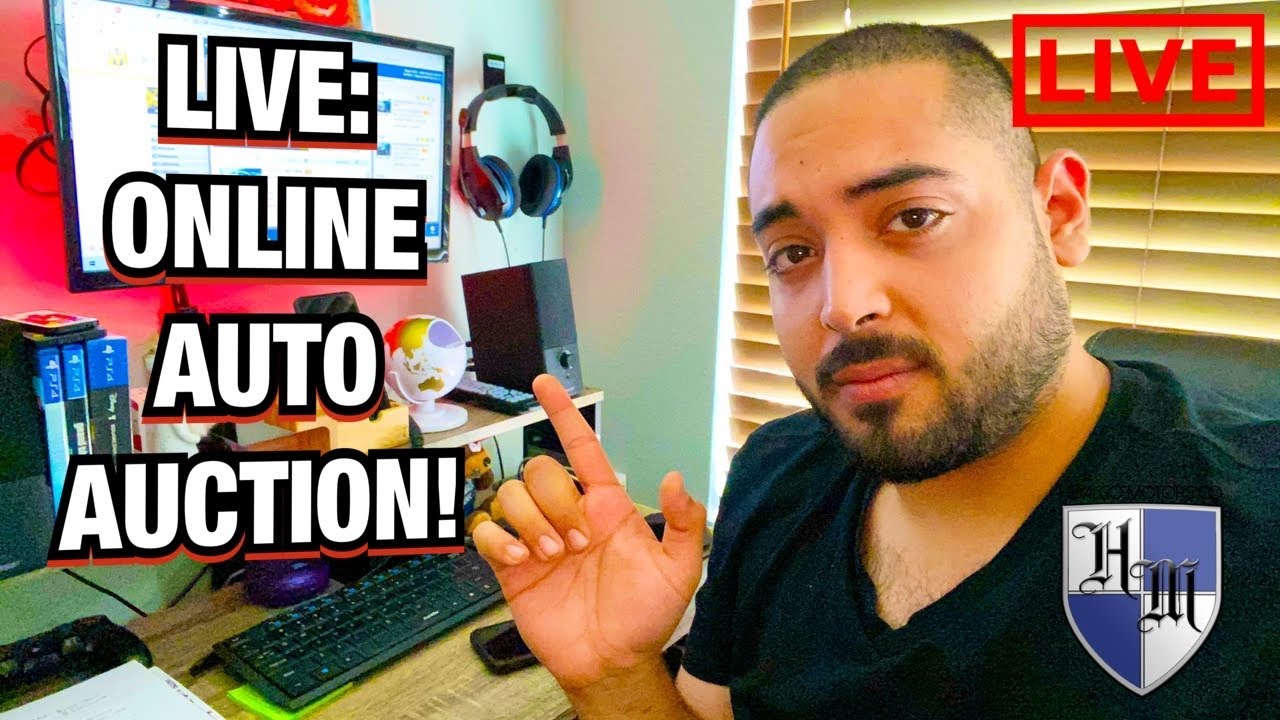 Manheim Online Auction FACEBOOK LIVE Showing How the Online Auto