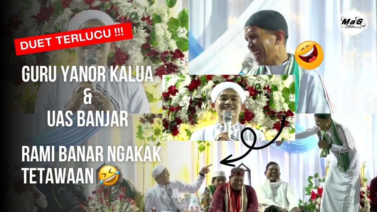 DUET TERLUCU PART 3 | UAS Banjar & Guru Yanor Kelua | Tausiah Lucu di Jl. Pelambuan Banjarmasin