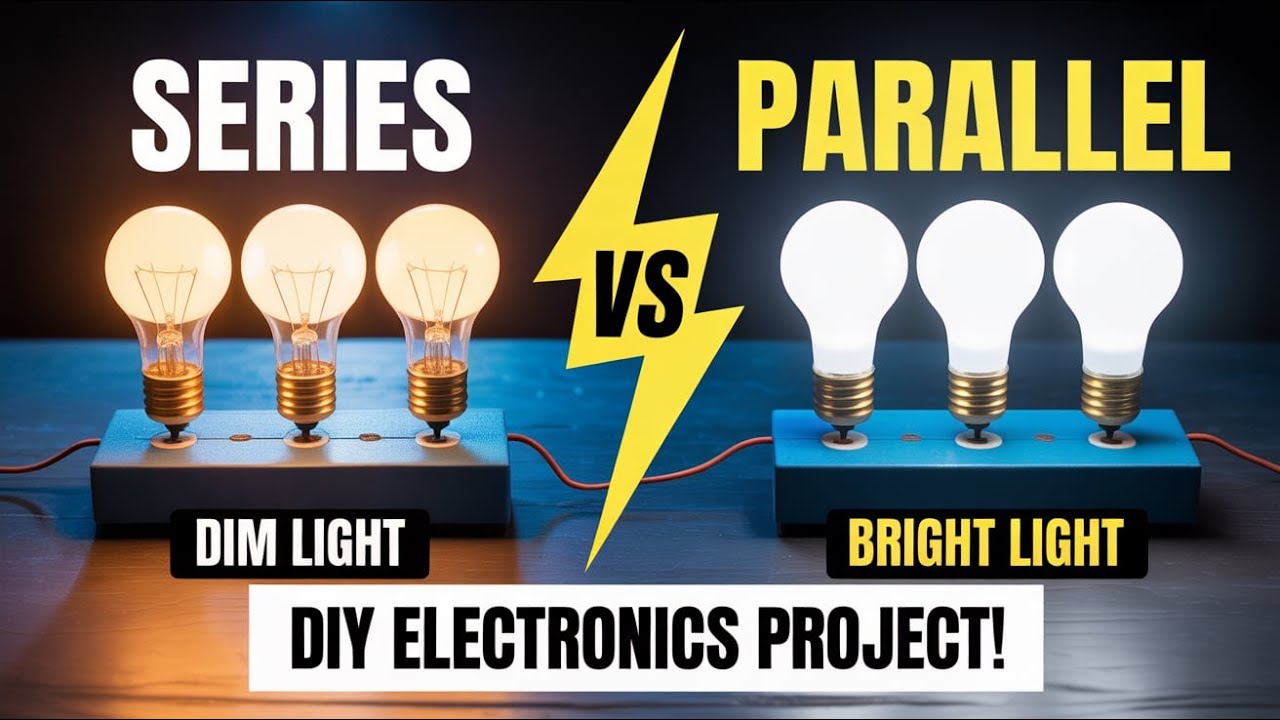 DIY Circuit Project: Series vs Parallel Glow-Up!