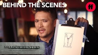 Shadowhunters | Behind the Scenes Season 2: Cast Designs Their Own Runes | Freeform