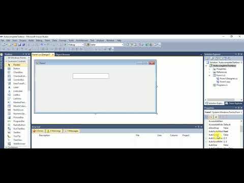 AutoCompleteTextbox using C#