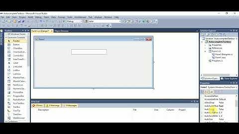AutoCompleteTextbox using C#