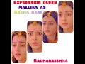 Expression queen mallika singh as radha rani in radhakrishna sumiku forever