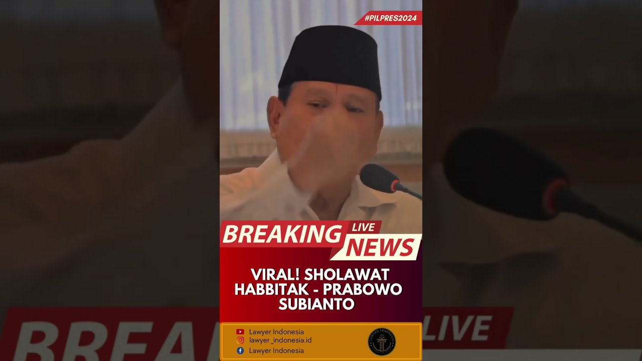 VIRAL! PRABOWO SUBIANTO - HABBITAK #prabowo #shorts #youtubeshorts #viral #habbitak