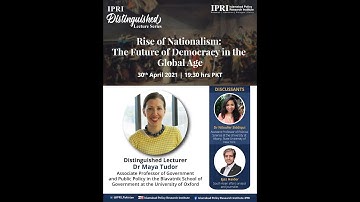 Distinguished Lecture Series "Rise of Nationalism: The Future of Democracy in the Global Age