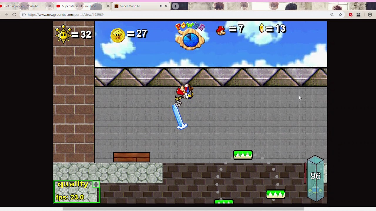 Super Mario 63 - The Top of the Town (Sprite 1 of Wet-Dry World) - YouTube