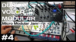 Dual Volca Modular | Micro Modular Jam ft. Korg Volca Drum & Mix