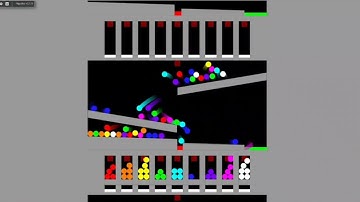 The team marble race in Algodoo 5