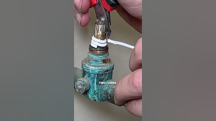 How To Stop A Main Water Shutoff Leak