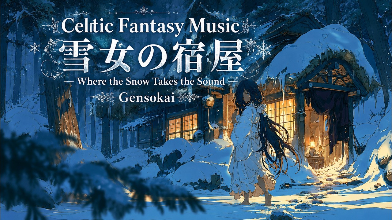 Yuki-onna's Silent Inn | Japanese Fantasy Music for Study & Focus