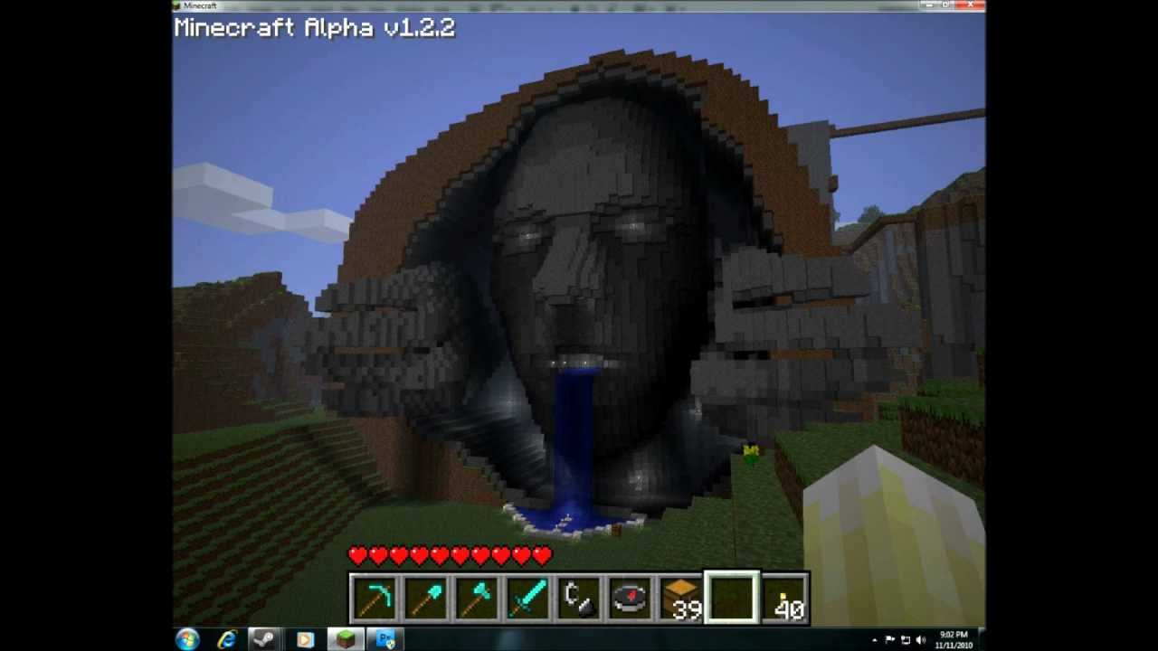 Статуя ленина в майнкрафт схема