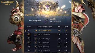ArcID Vs NOC Vs Sukoiden [Node War] Black Desert Mobile