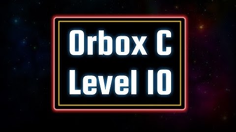 Orbox C (PC) - Easy: Level 10 Solution