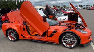 MICHIGAN NEXT LEVEL CORVETTE CAR CLUB CAR SHOW