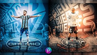 Football Edits Tutorial PicsArt - Como Colocar Escudo de Clube de Futebol Embaixo do Jogador