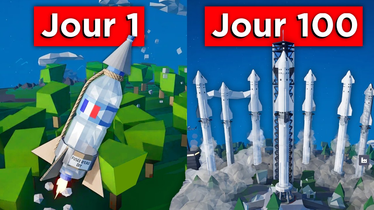 100 Jours pour construire l'Entreprise de Fusée qui Domine le Monde