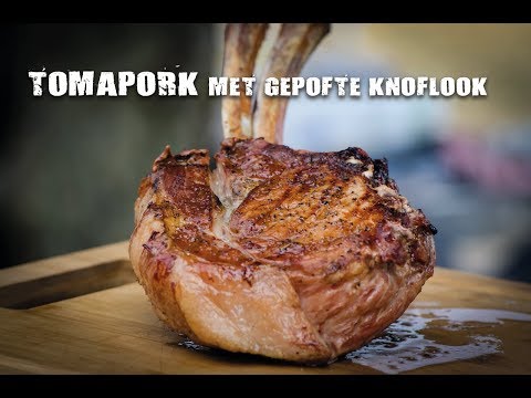 Tomapork met gepofte knoflook | Fire&Food TV