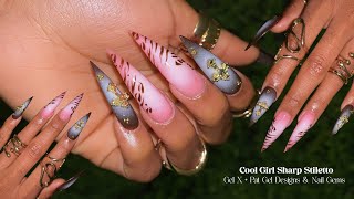 Lets Create COOL GIRL GEL X NAILS ⭐️ + Design Tips & Tricks