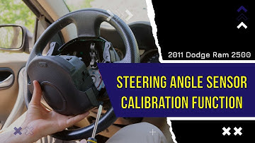 How to Use Steering Angle Sensor Calibration Function on SDS | 2011 Dodge Ram 2500