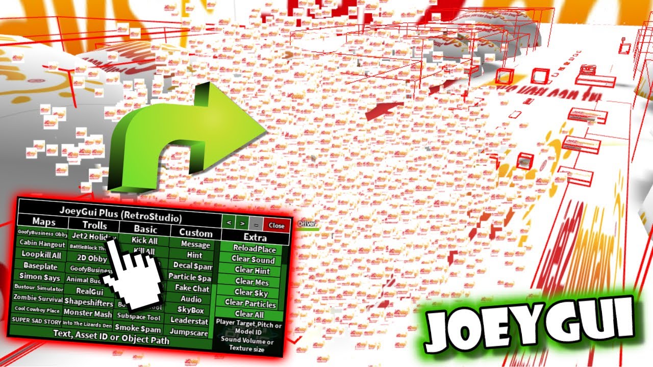 JoeyGui Showcase [Your average skidded RetroStudio Hacking Gui by joey9876a]