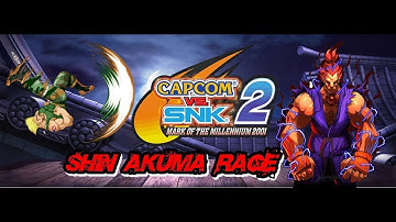 Capcom vs SNK 2 [PS2] Arcade Mode *SHIN AKUMA BONUS* - Guile, Ken & Sagat