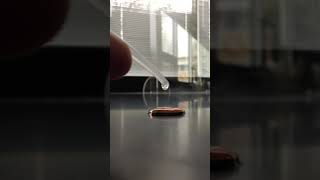 Acetone Drops on a penny trial 1