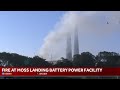Fire at Moss Landing Battery Storage Facility