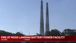 Fire at Moss Landing Battery Storage Facility