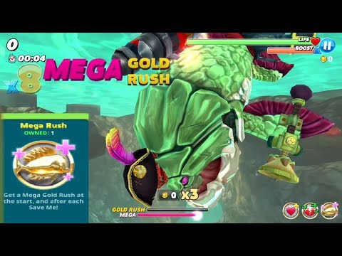 sharknado 5 MEGA GOLD RUSH POWER UP - Hungry Shark World