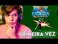 JOGUEI PELA PRIMEIRA VEZ O BLOX FRUIT (E ME VICIEI)