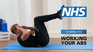 Working your abs - 10 minutes | NHS