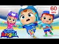 Ice skate song family edition  more baby john songs littleangel nursery rhymes for kids