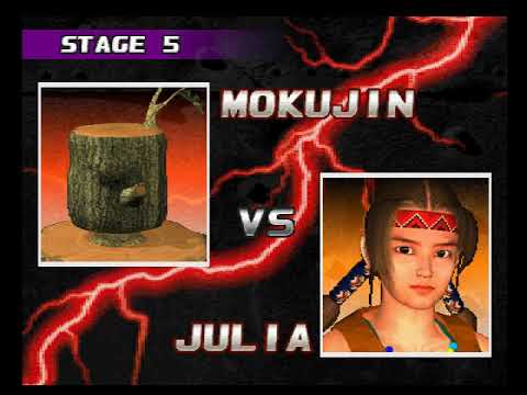 Tekken 3 ( PS1 ) - Mokujin - Arcade Mode - Original Music ( Apr 3, 2018 )