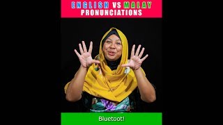 English Vs. Malay Makcik Pronunciations Tmtv