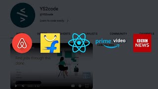 Building React JS projects | Airbnb, Amazon prime video, Flipkart, BBC News | Typescript, Redux