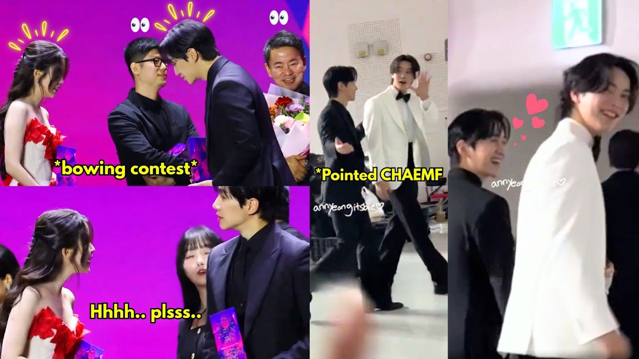 Lee Junho and IU bowing battle😂 they literally gives "Let's see who can bow more"🫣