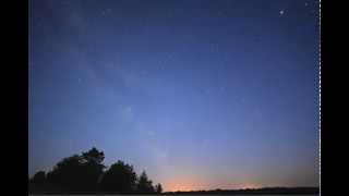 short Milky Way Time Lapse 20140715albasastro sud 1min 1024high 10fps