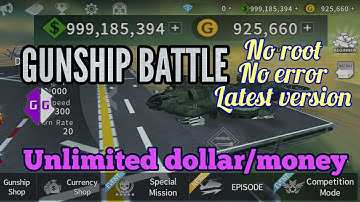 How to get unlimited dollars / money in Gunship Battle with game guardian | Game guardian tutorial