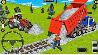 Train Track Builder Simulator #2 - City Construction JCB Game 3D - Android Gameplay screenshot 1