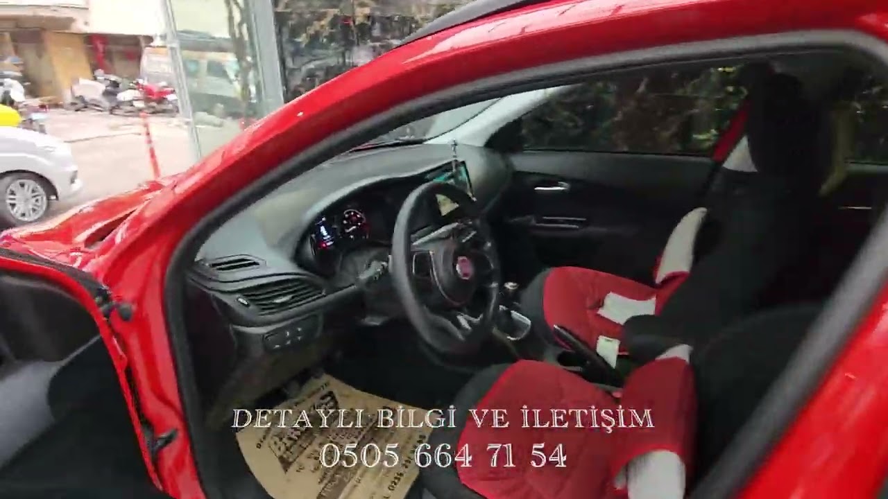 2020 Fiat Egea Cross // LLumar Cam Filmi, Tabut Bagaj Ara Atkı,   Android Carplay Başlık Monitörü
