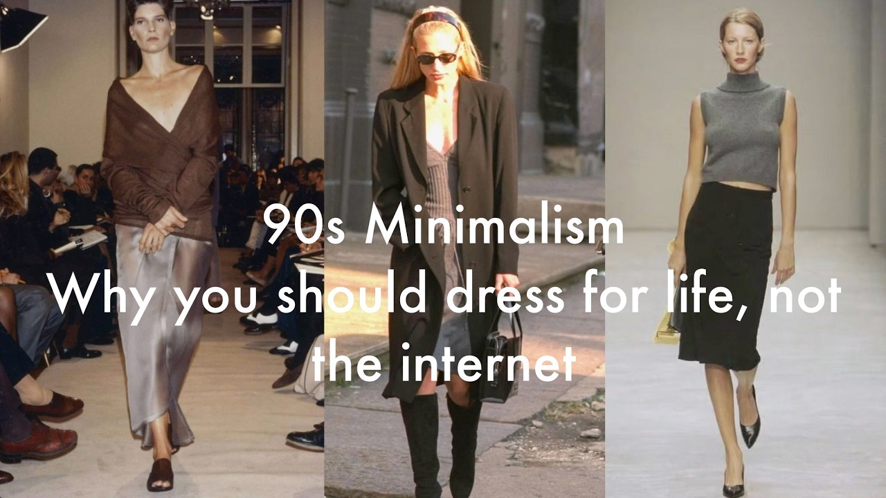 why 90s minimalism is still so relevant(on Carolyn Bessette and dressing for life, not the internet)