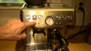 Breville BES870XL - Grinder Adjustment 