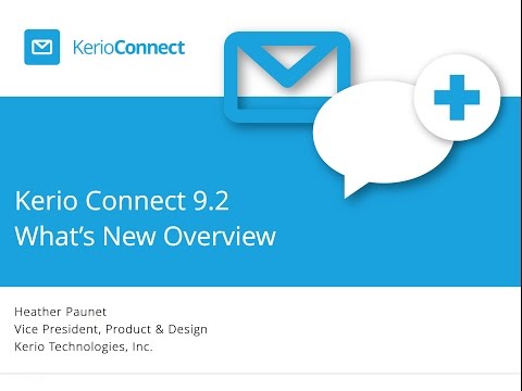 Kerio Connect 9.2 - What's new