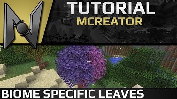 MCreator Tutorial: Biome Specific Blocks | 1.8.3