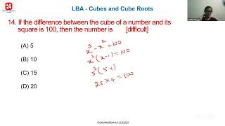 LBA   8th   Maths   Cubes and Cube Roots   MCQ 14