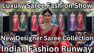 Indian Luxury Saree Fashion Show New Designer Saree Collection