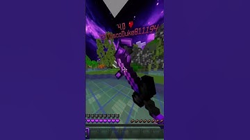 minecraft pvp perfect combo 25 #bedrock #cubecraft #shorts