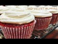 Red Velvet Muffins | Soft and fluffy Red Velvet Muffins | SISSUMS DELISH