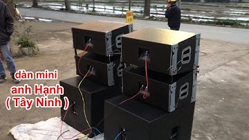 Dàn kẹo kéo dùng loa array 30 + sub 50  anh Hạnh   Tây Ninh  lh 0363553277